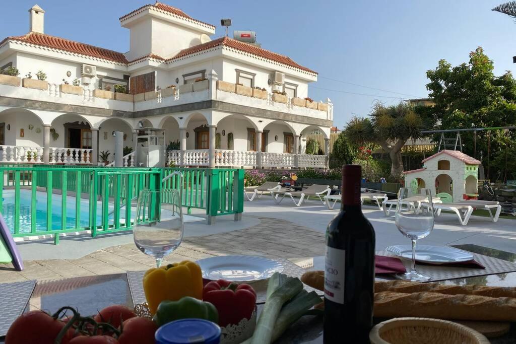 2 Apartments With Private Pool At Villa Diaz Aleman Salobre  Exterior photo